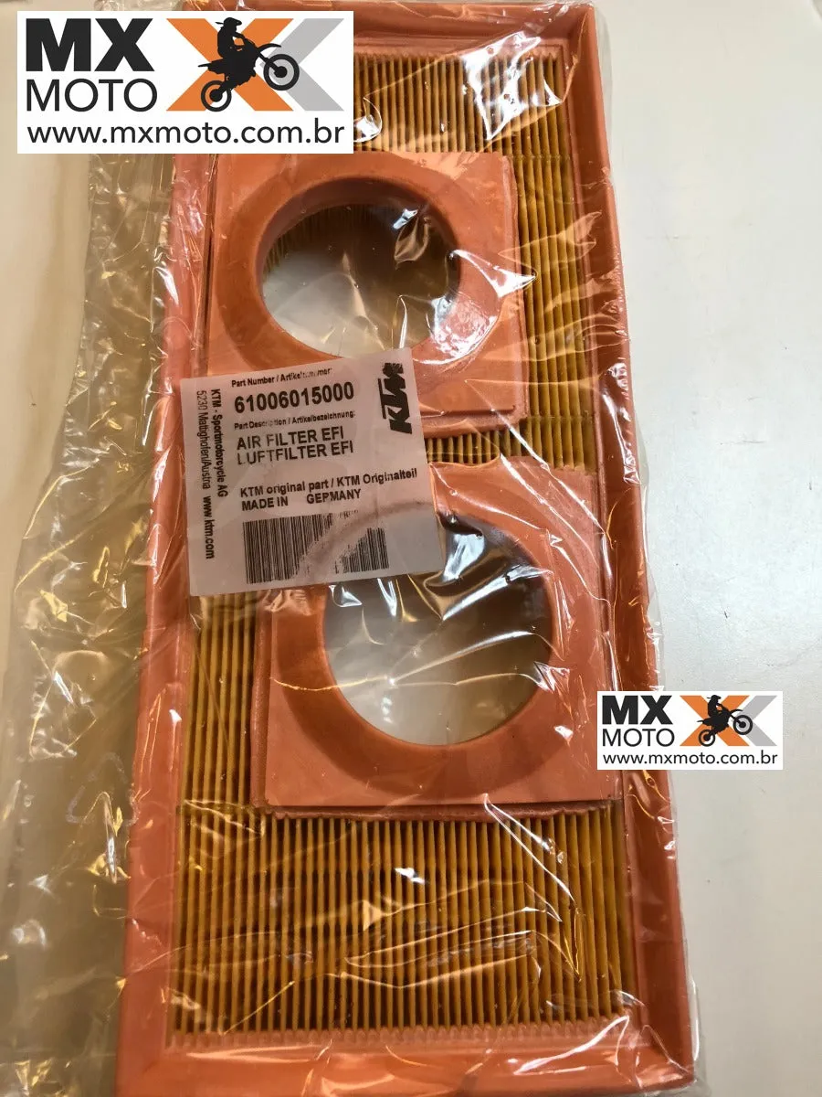 ( no PIX R$ 399,00 ) Filtro de Ar Original KTM 990 Adventure, Super Duke, Supermoto 2005 a 2013 - 61006015000