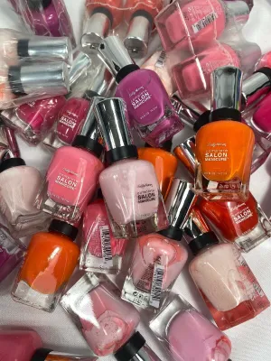 (129) Sally Hansen CND OPI Revlon MIX Lot Wholesale Nail Polish Bulk Resale