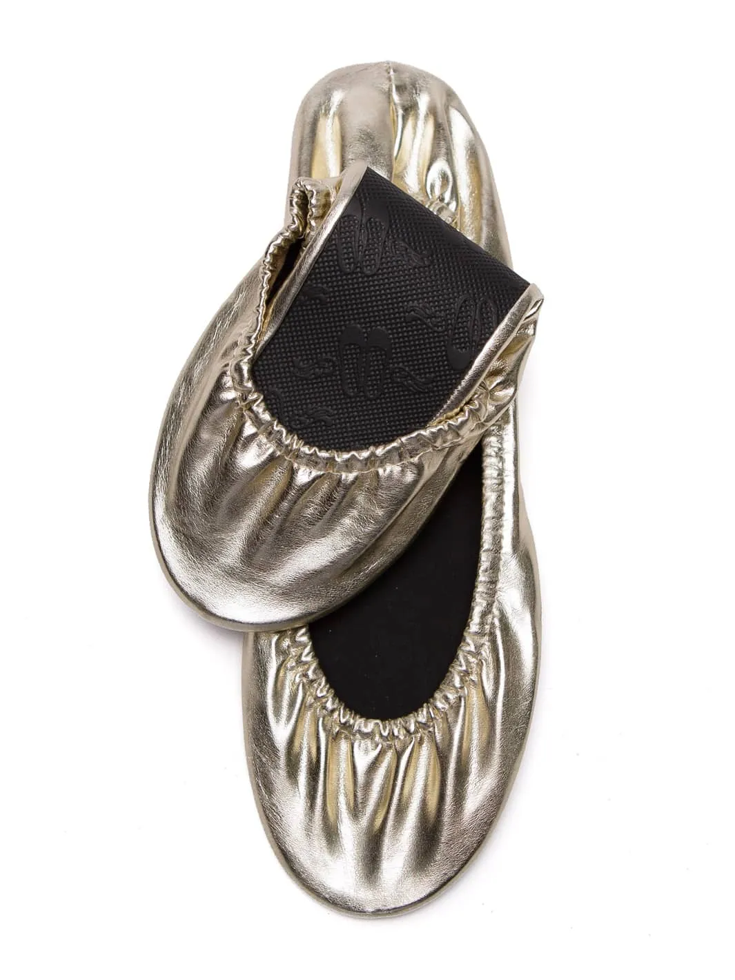 2025 June Pre-Order - 20 Pairs of Gold Rescue Flats (BLACK Display Box)