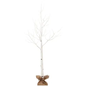 6' WHITE BIRCH LED TWIG TREE