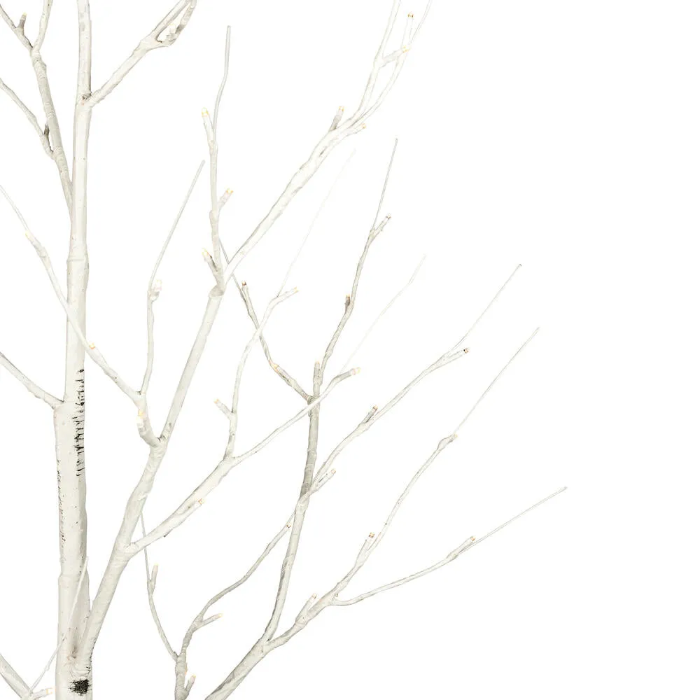 6' WHITE BIRCH LED TWIG TREE
