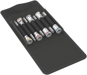 8740 B HF 1 Zyklop bit socket set with holding function, 3/8" drive