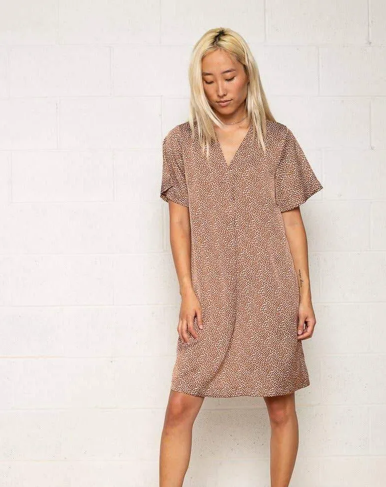A Little Rusty Satin Dress