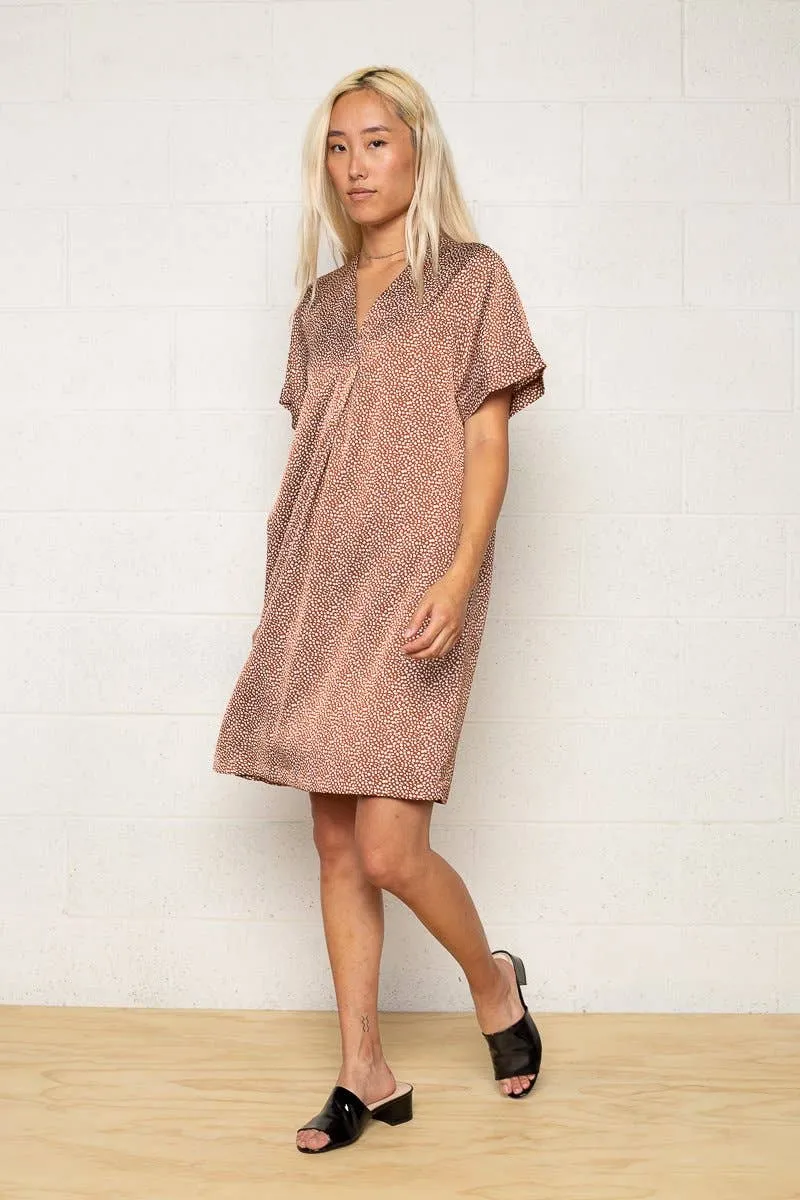 A Little Rusty Satin Dress