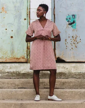 A Little Rusty Satin Dress
