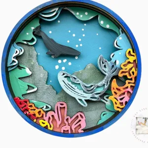 A Whale of a Tail | Shadow Box Kit