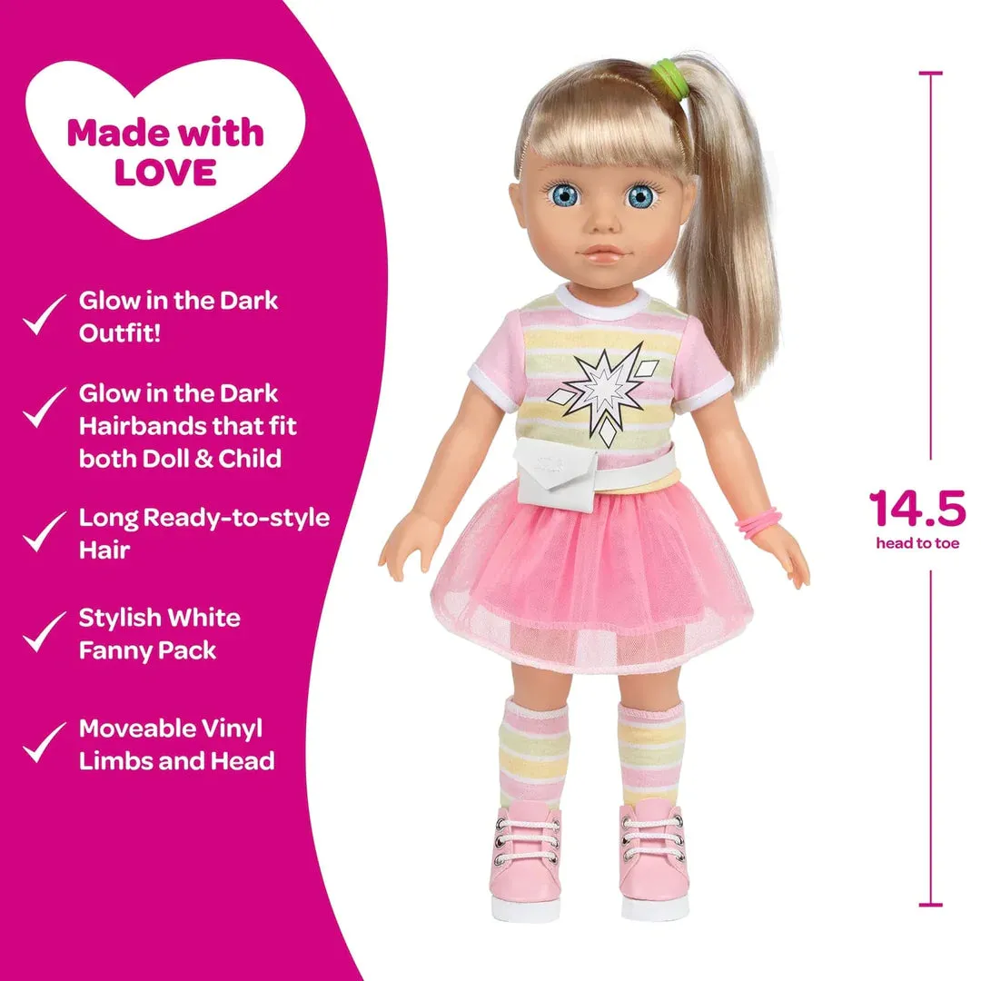 Adora Glow Girls Riley - 14.5" Glow Doll