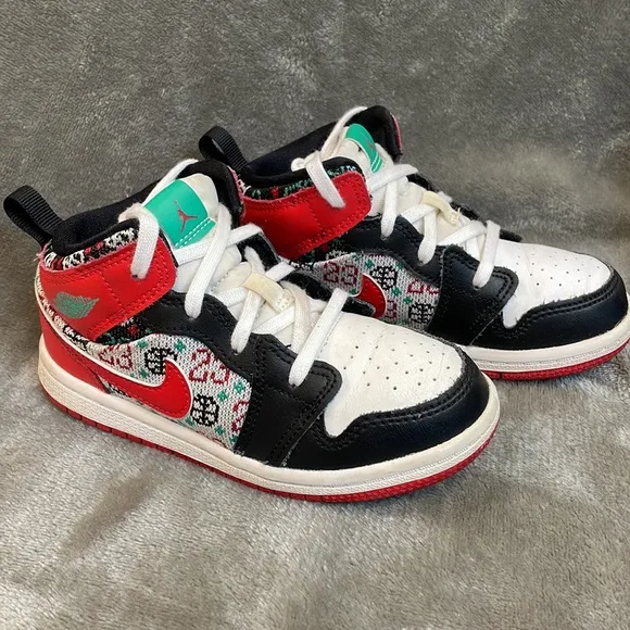 AIR JORDAN 1 MID UGLY CHRISTMAS SWEATER
