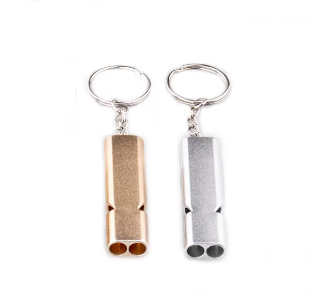 Aluminum Dual Frequency Survival Whistle