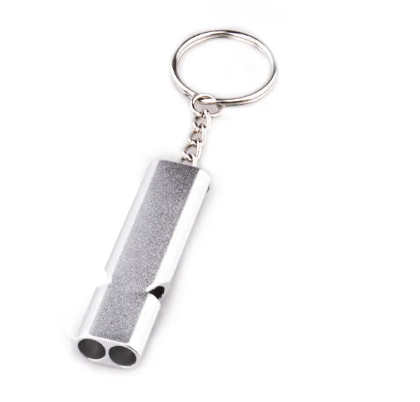 Aluminum Dual Frequency Survival Whistle
