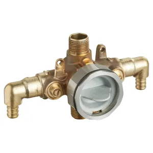 American Standard - RU107ESS - Flash Pressure Balance Rough-in Valve With Pex Inlet Elbows Universal Outlets - Crimp Connections With Screwdriver Stops