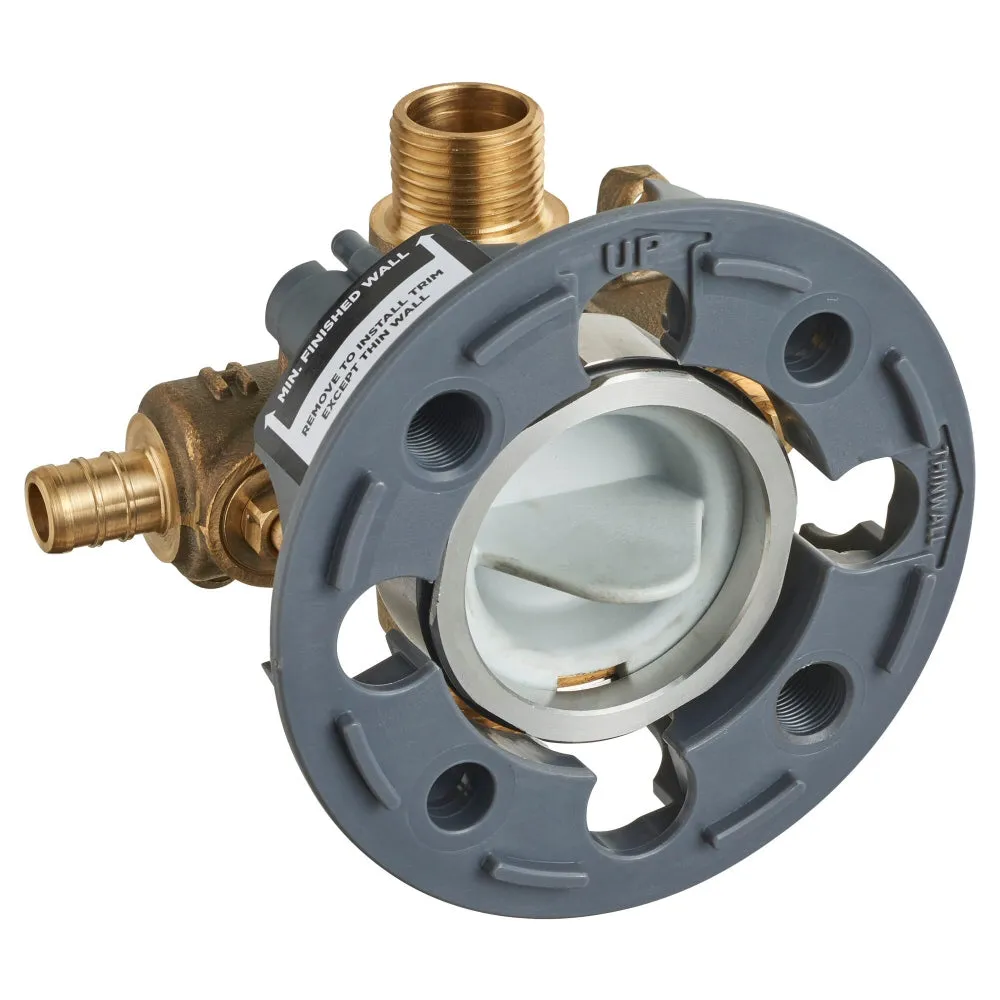 American Standard - RU107SS - Flash Pressure Balance Rough-in Valve With Pex Inlets Universal Outlets - Crimp Connections With Screwdriver Stops