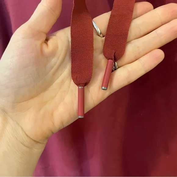 Athleta Mala Hoodie Dress in Canyon Red