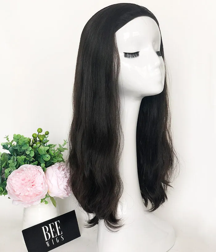 Band Fall Wig with Wave Hair Natural Color Wig
