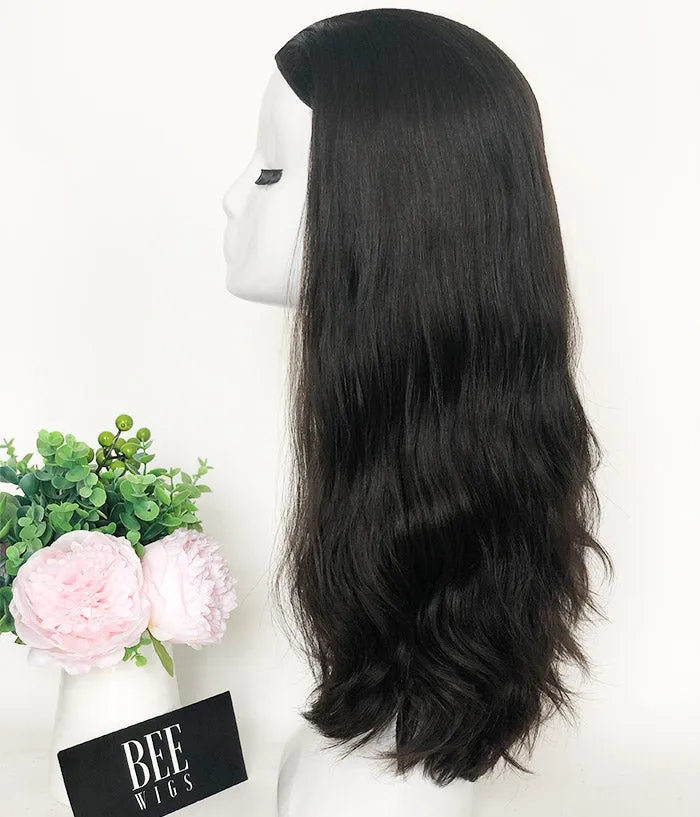 Band Fall Wig with Wave Hair Natural Color Wig