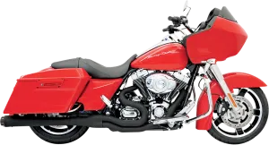 Bassani Manufacturing 1F49R Pseudo Left Side Megaphone Muffler - Chrome