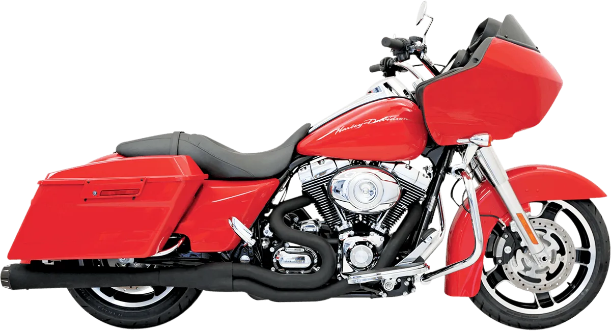 Bassani Manufacturing 1F49R Pseudo Left Side Megaphone Muffler - Chrome