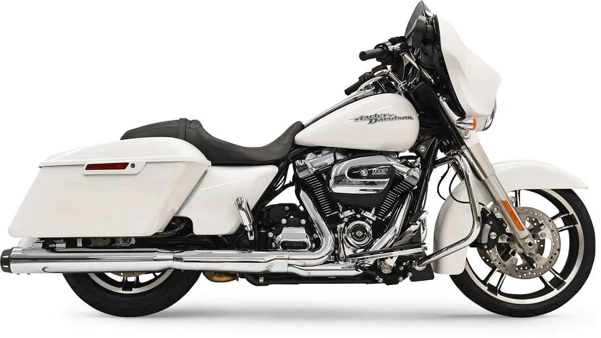 Bassani Manufacturing 1F742B 4in. Quick Change Series Slip-Ons - Black