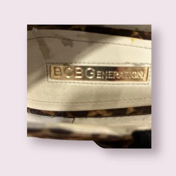 BCBGeneration Cheetah print high heels size 7.5