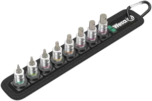 Belt A 2 Zyklop In-Hex-Plus bit socket set with holding function, 1/4" drive