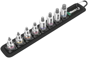 Belt B 2 Zyklop In-Hex-Plus bit socket set with holding function, 3/8" drive