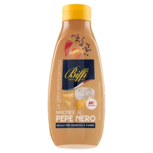 Biffi Gaia Maionese al Pepe Nero Mayonnaise mit schwarzem Pfeffer 800g