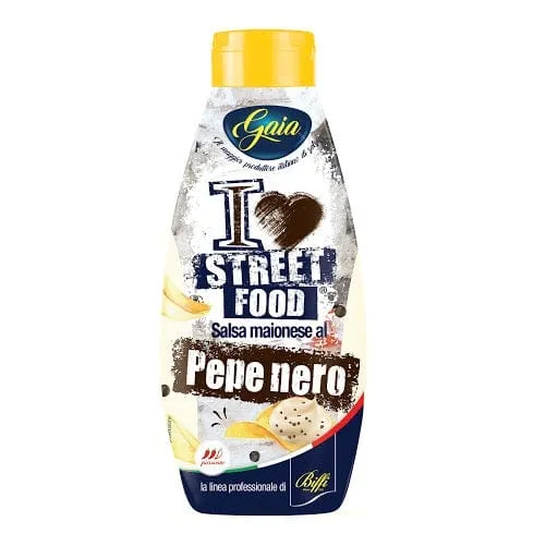 Biffi Gaia Maionese al Pepe Nero Mayonnaise mit schwarzem Pfeffer 800g