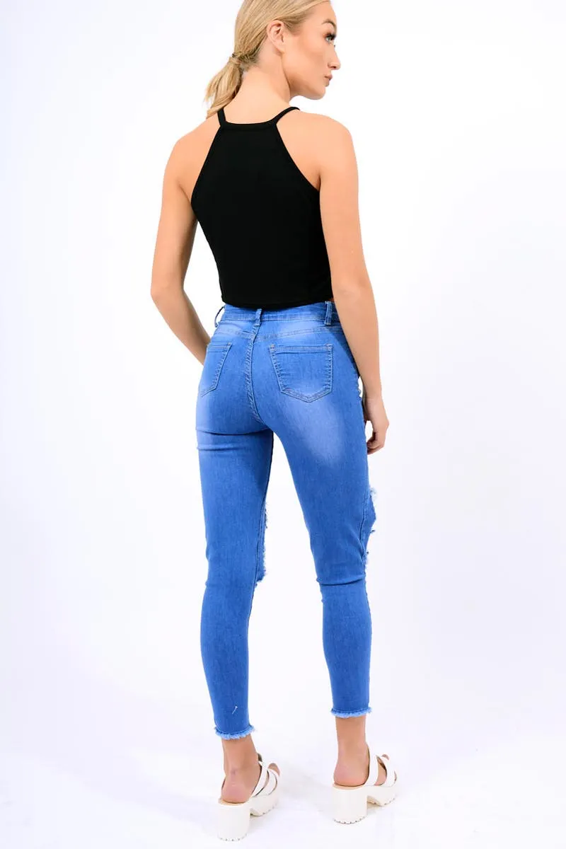 Black Wild Child Cropped Tee - Rumi