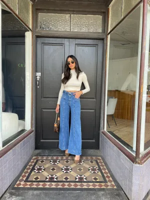 Blake High Rise Jean (Mid Blue)