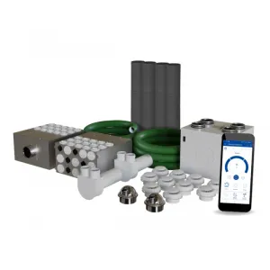 Blauberg EC-SB-550-HK4 Komfort 4-Bed House, Complete Vertical MVHR Heat Recovery Ventilation Kit
