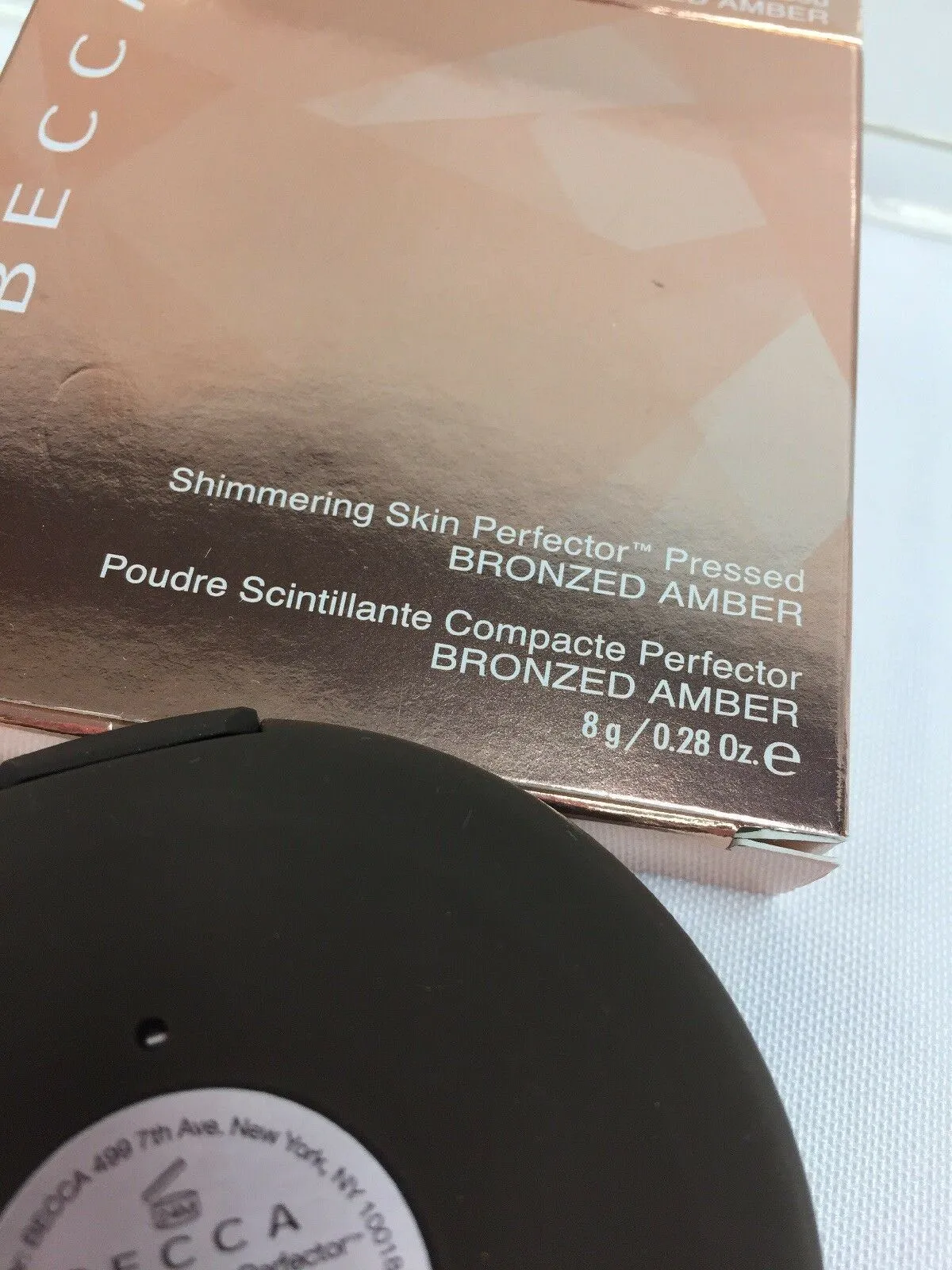 BNIB  BECCA Shimmering Perfector Pressed- Bronzed Amber Highlighter
