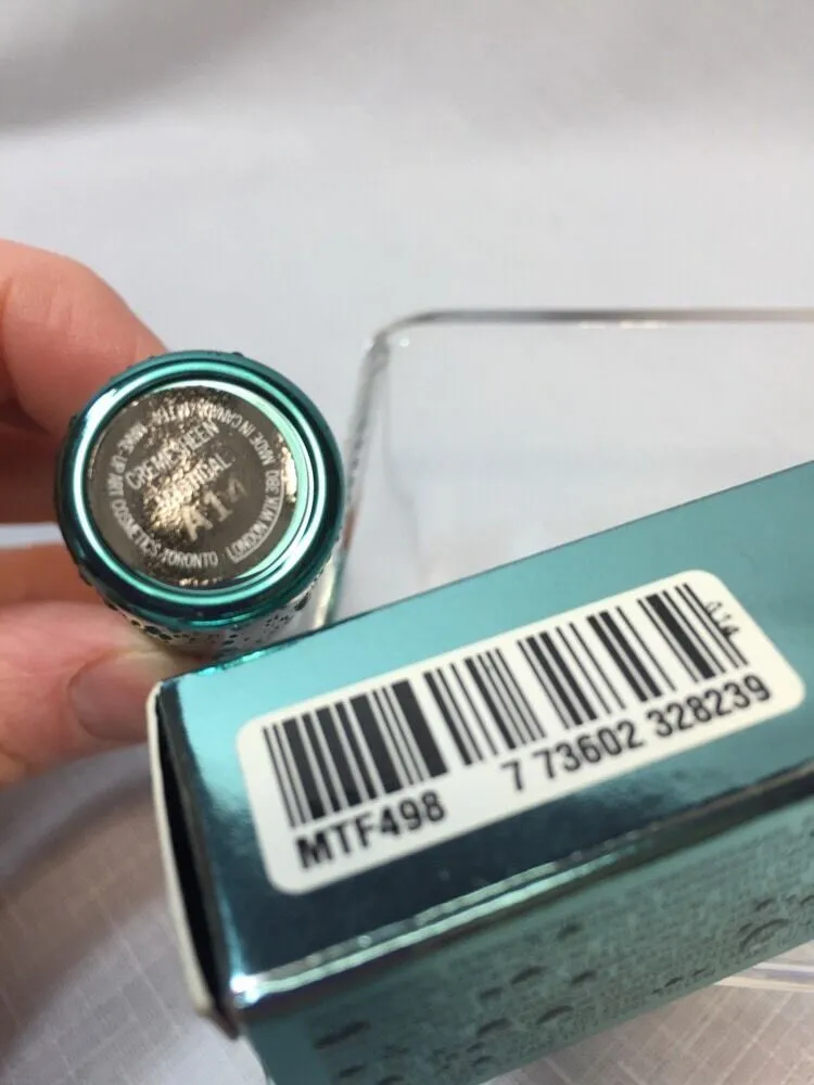 BNIB MAC Mystical Lipstick Alluring Aquatics Teal Packing w/receipt