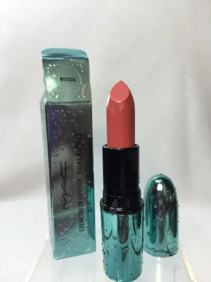BNIB MAC Mystical Lipstick Alluring Aquatics Teal Packing w/receipt
