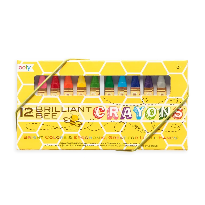 Brilliant Bee Crayons - Set Of 12