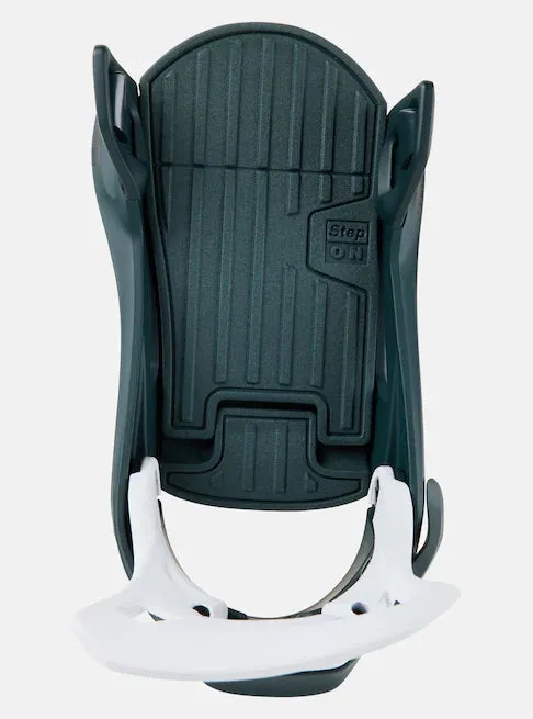 Burton Step On Snowboard Bindings Mens 2025 Deep Emerald / White