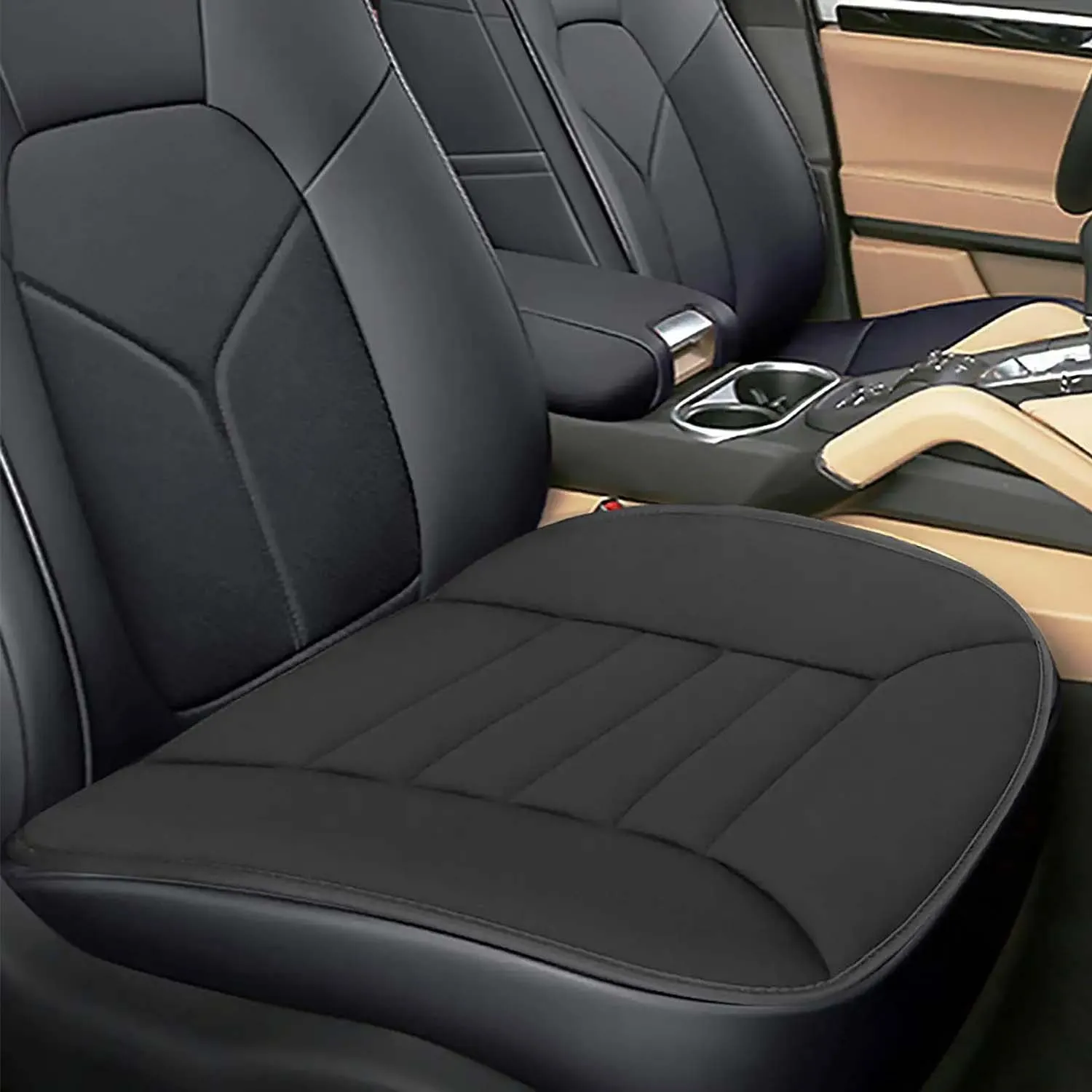 Car Seat Cushion with 1.2inch Comfort Memory Foam, Custom Fit For Your Cars, Seat Cushion for Car and Office Chair MA19989