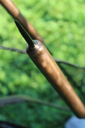 Cattail Sculpture with Copper