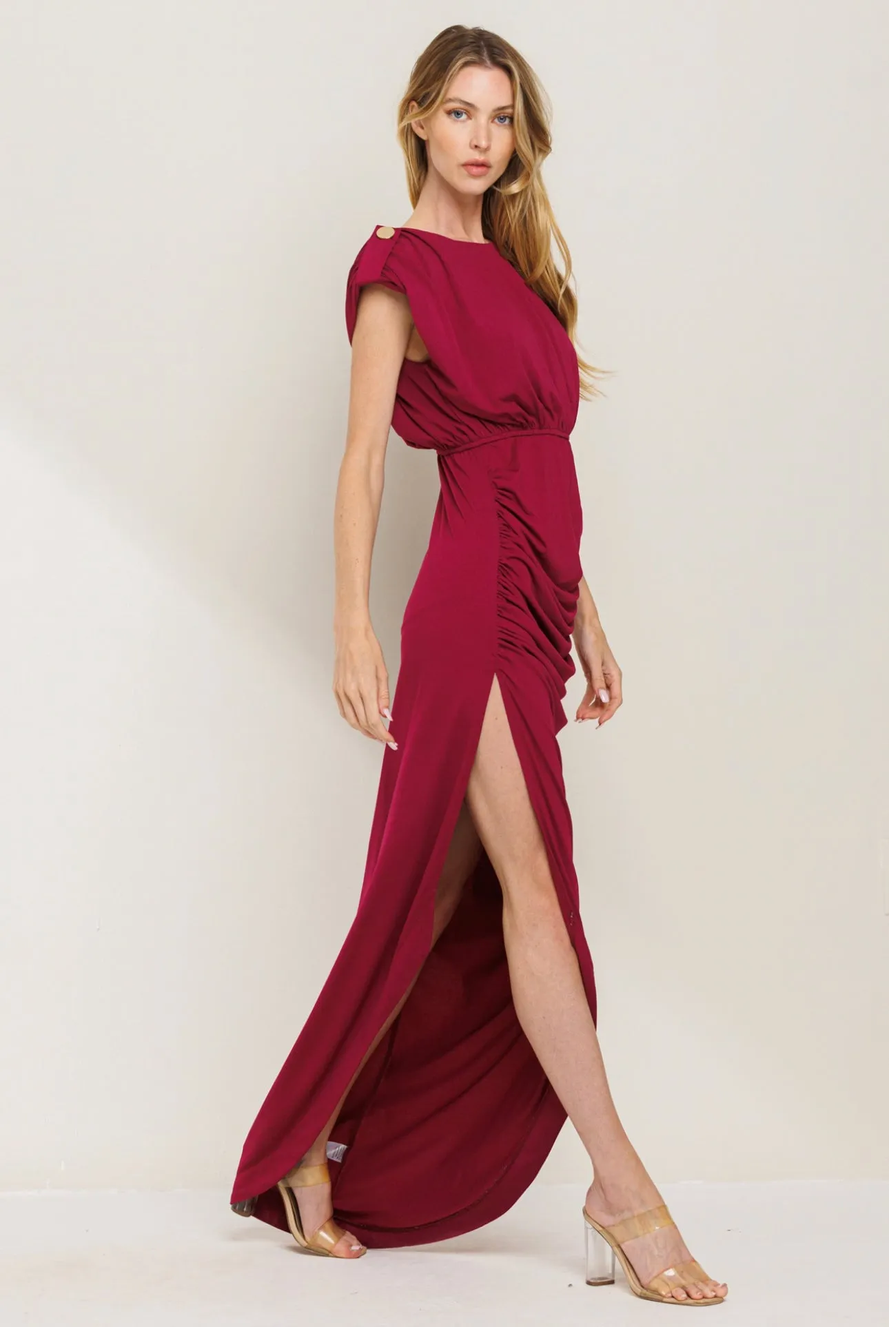 Chains of Scenery Hi Split Dress