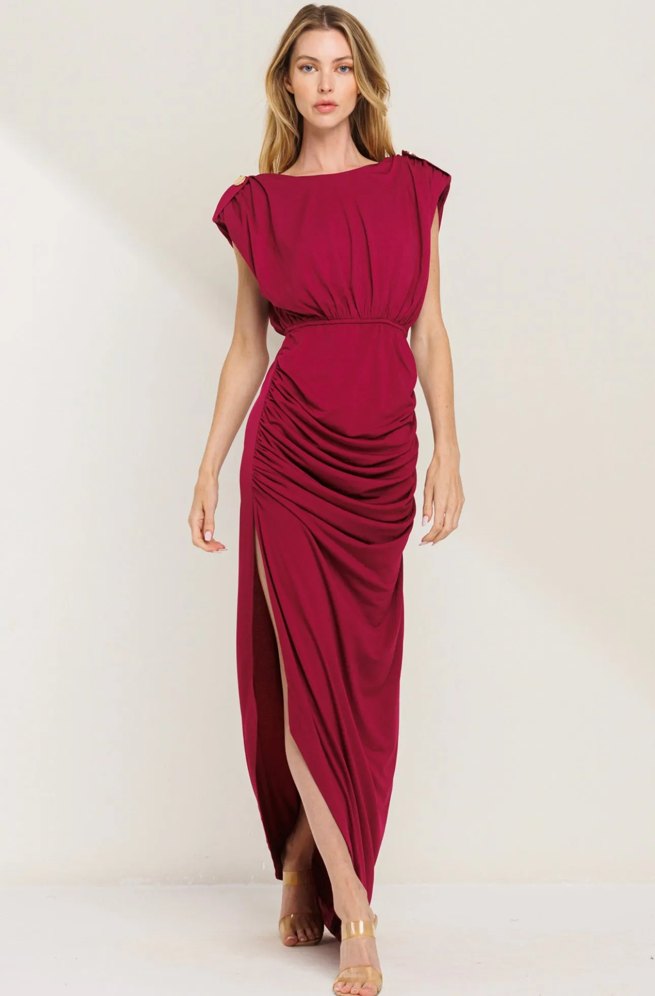 Chains of Scenery Hi Split Dress