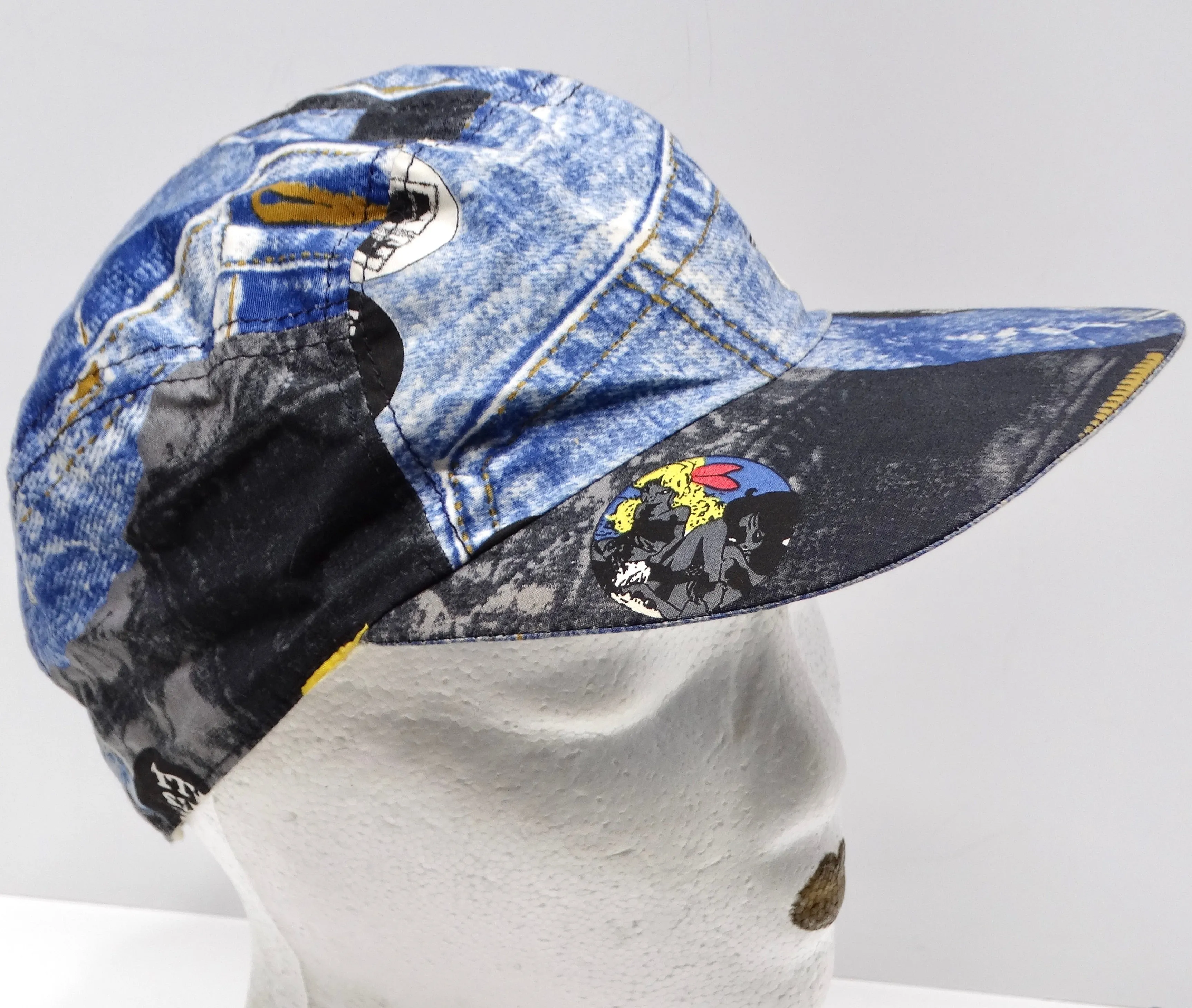 Christian Dior FW 2001 Faux Denim Hat