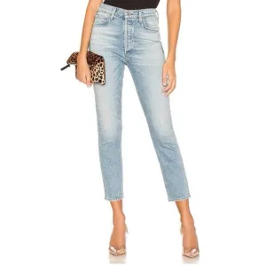 CITIZENS OF HUMANITY | Olivia Slim Ankle Jeans Light Wash Distressed Women’s 27
