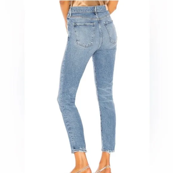 CITIZENS OF HUMANITY | Olivia Slim Ankle Jeans Light Wash Distressed Women’s 27