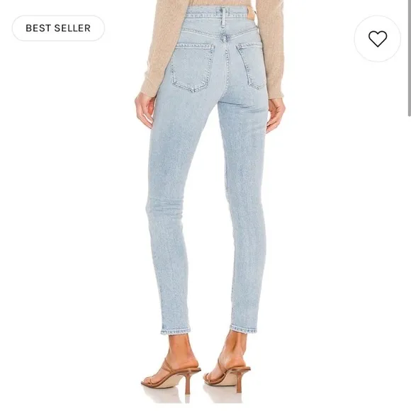 CITIZENS OF HUMANITY | Olivia Slim Ankle Jeans Light Wash Distressed Women’s 27