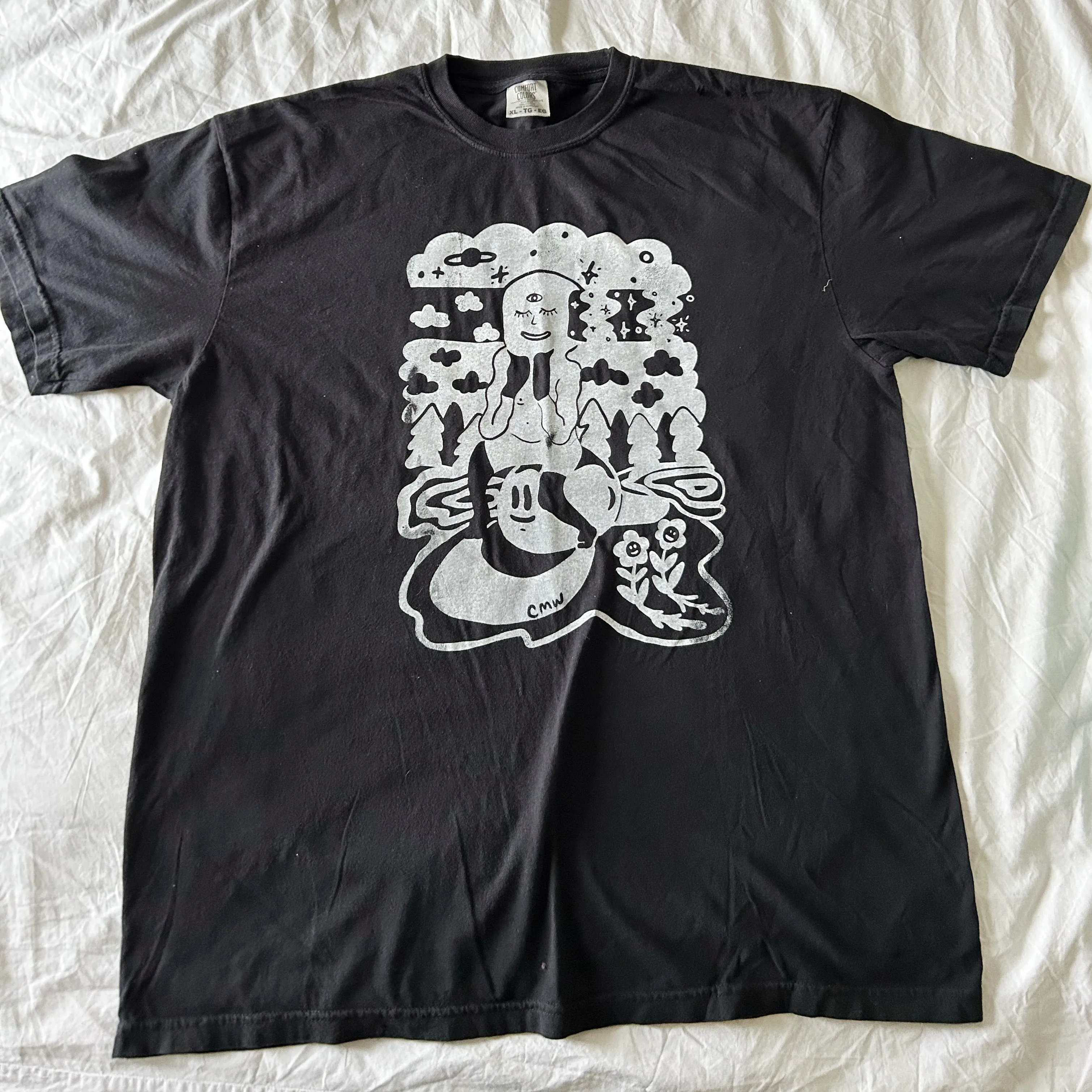 Comfort Colors T-shirt: Black Lost In Thought