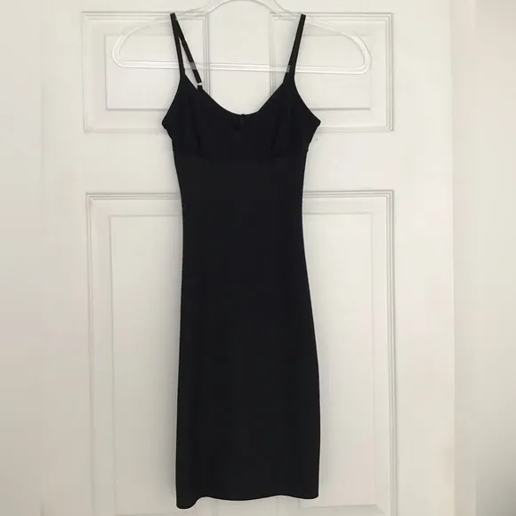 COMMANDO Two-Faced Tech Control Slip in Black Size XS