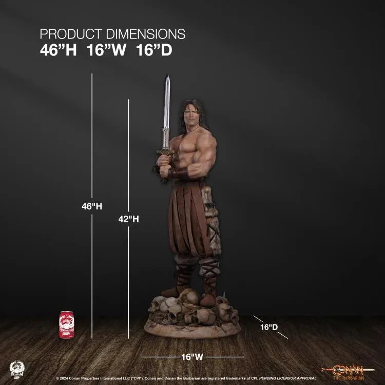 Conan The Barbarian Classic Version PCS Collectibles 1/2 Scale Statue Pre-order