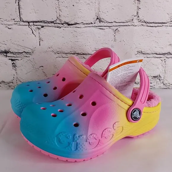 'CROCS' FUZZY LINED CLOG
