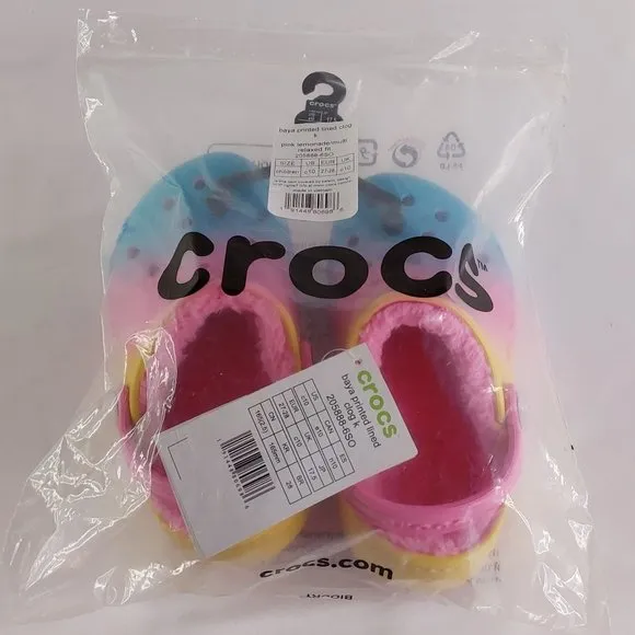 'CROCS' FUZZY LINED CLOG