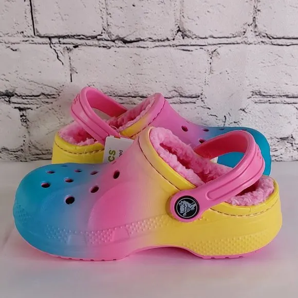 'CROCS' FUZZY LINED CLOG