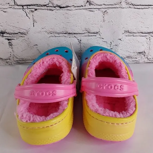 'CROCS' FUZZY LINED CLOG